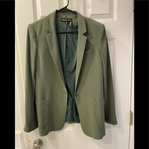 Olive silk Elizabeth and James blazer